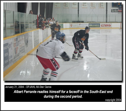 Albert Ferrante at the OPJAHL 2004 All Star Game