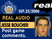 Sep. 25/2000: Jesse Boucher postgame