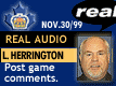 Nov. 30/99: GM Larry Herrington postgame