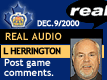 Dec. 9/2000: Larry Herrington postgame