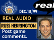 Dec. 18/99: Russ Herrington postgame
