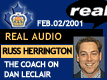 Feb. 2/01: Russ Herrington shares thoughts on Dan Leclair