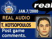 Jan. 7/2000: Tom Kotsopoulos postgame