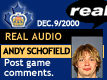 Dec. 9/2000: Andy Schofield postgame