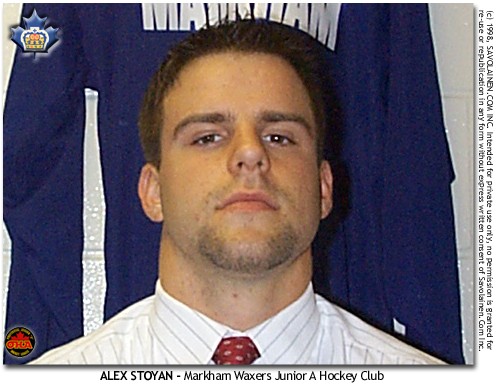 Alex Stoyan, Markham Waxers