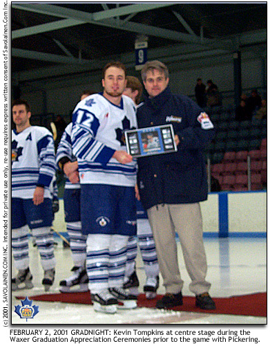 Kevin Tompkins at Graduation Appreciation Night