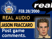 Feb. 28/2000: Playoffs 2000 - Game 3: Jason Fraccaro postgame