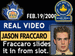 Feb. 19/2000: Jason Fraccaro sweeps the puck past the Rangers netminder. 4-1 Waxers!