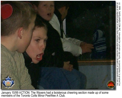 Belting out another round of "Lets go Waxers...Lets Go!"