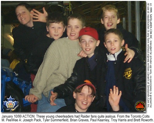 This was the young cheering section that woke up Scarborough!