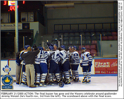 Waxers celebrate game seven win and series triumph...Look out Vipers!