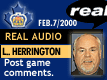 Feb. 7/2000: GM Larry Herrington postgame