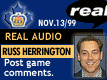 Nov. 13/99: Russ Herrington postgame