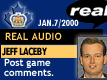 Jan. 7/2000: Assistant Coach Jeff Laceby postgame