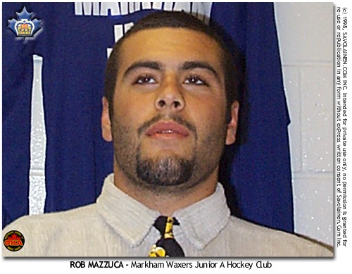 Rob Mazzuca, Markham Waxers