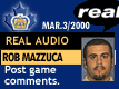 Mar 3/2000: Playoffs 2000: Rob Mazzuca postgame