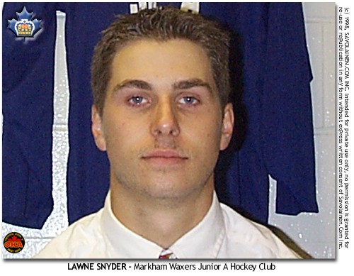 Lawne Snyder, Markham Waxers