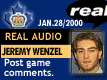 Jan. 28/2000: Jeremy Wenzel postgame