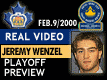 Feb. 9/2000: Jeremy Wenzel on upcoming playoffs