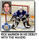 Rick Marnon was acquired in a huge move by the Waxers and debuted against the Raiders.
